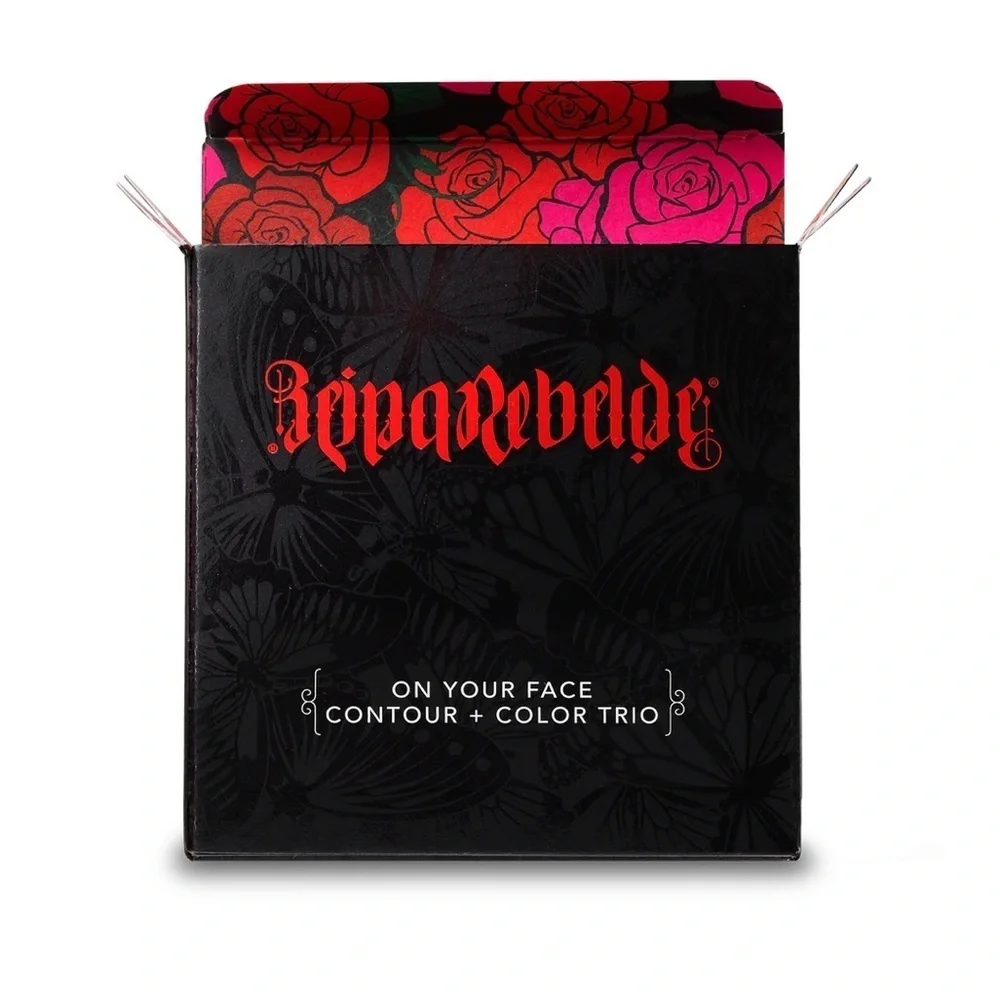 REINA REBELDE Adorada On Your Face Contour + Color Trio NIB